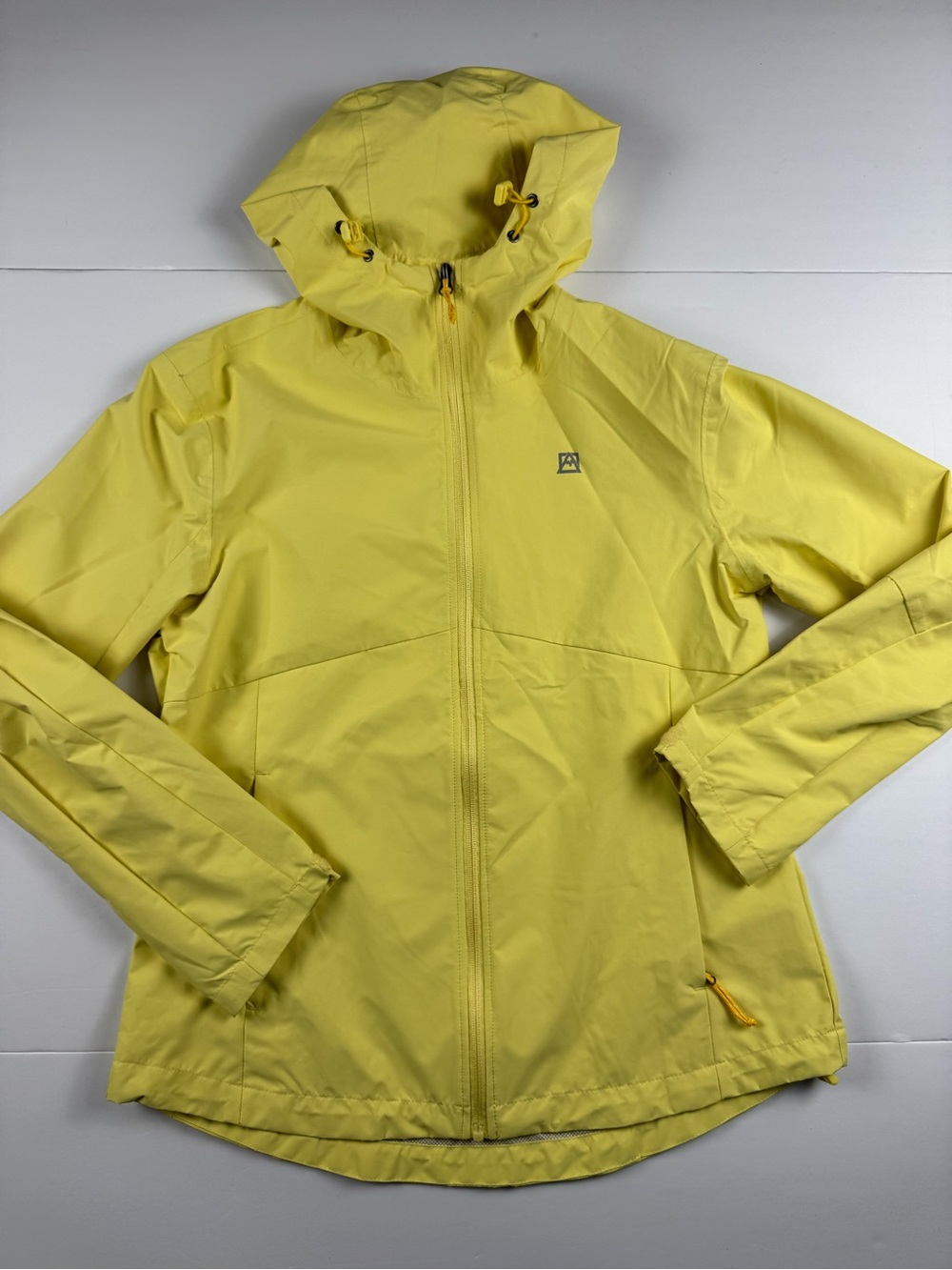 Avalanche Women's Yellow Hooded Rain Jacket
